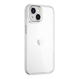 Apple iPhone 14 Kılıf Wiwu VCC-104 Lens Korumalı Renkli Kenar Arkası Şeffaf Vivid Clear Kapak