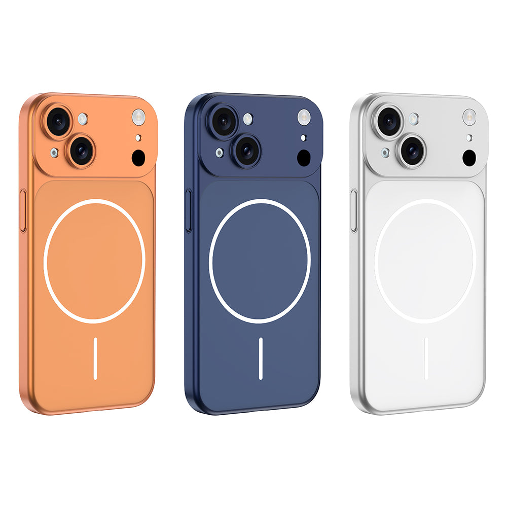Apple iPhone 14 Kılıf Zore M-Safe Şarj Özellikli Kamera Korumalı Spark Kapak
