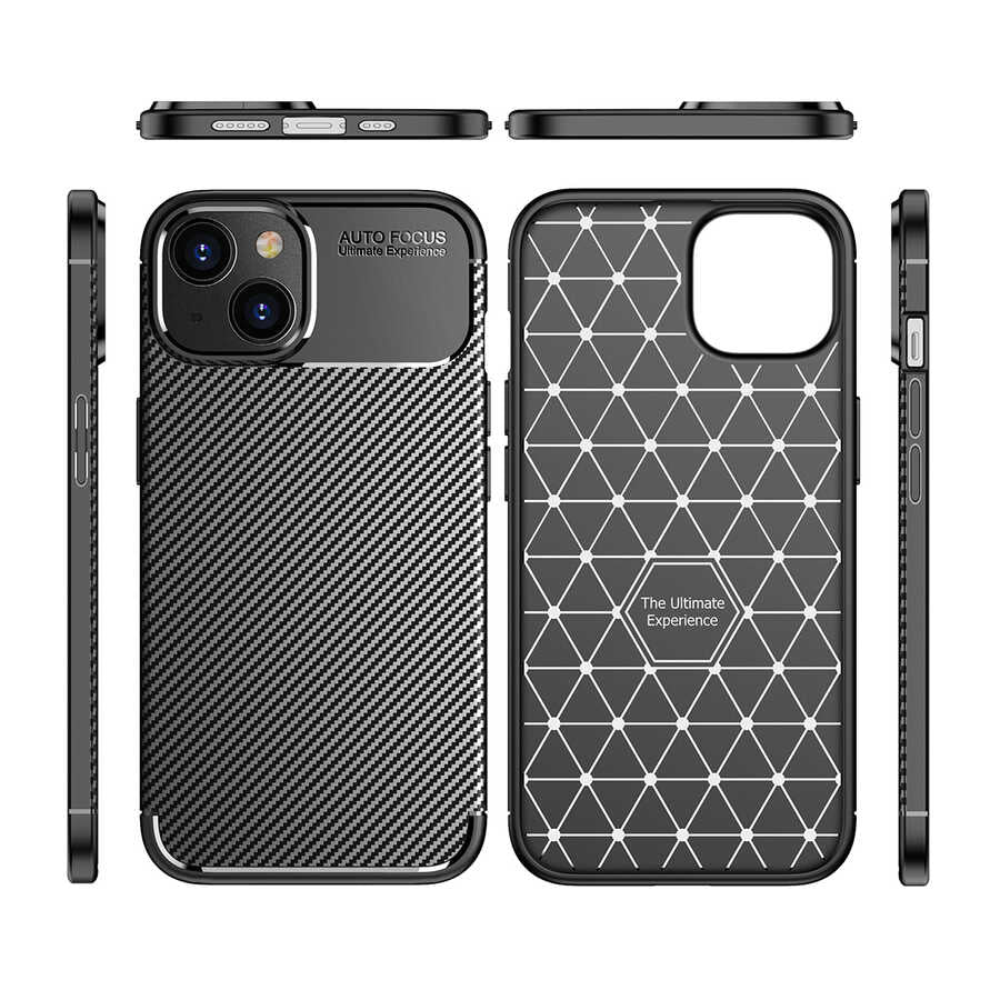 Apple iPhone 14 Kılıf Zore Negro Silikon Kapak
