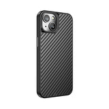Apple iPhone 14 Plus Kılıf Aramid Karbon Fiber M-safe Özellikli Wlons Radison Kapak
