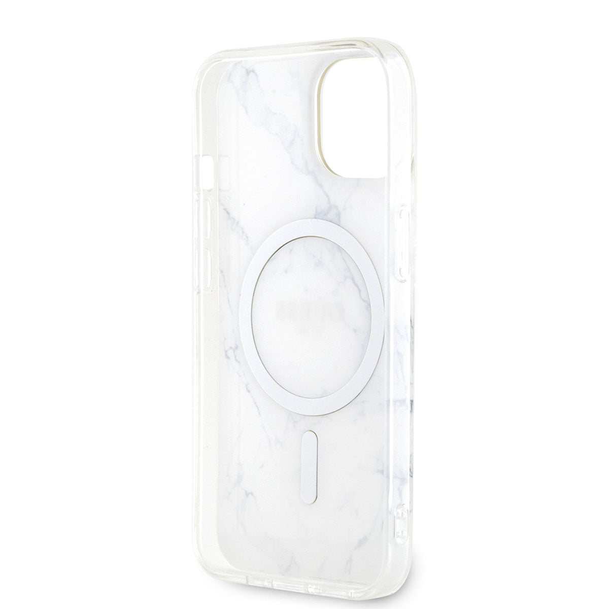 Apple iPhone 14 Plus Kılıf GUESS M-safe Şarj Özellikli Mermer Desenli Kapak