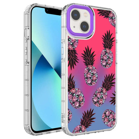 Apple iPhone 14 Plus Kılıf Kamera Korumalı Renkli Desenli Sert Silikon Zore Korn Kapak