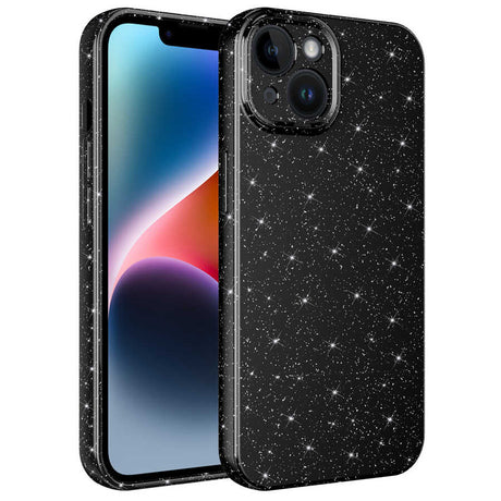 Apple iPhone 14 Plus Kılıf Kamera Korumalı Simli Lüks Zore Koton Kapak