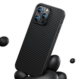 Apple iPhone 14 Plus Kılıf Karbon Fiber M-safe Şarj Özellikli Benks Hybrid ArmorPro 1500D Kevlar Kapak