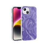 Apple iPhone 14 Plus Kılıf M-safe Şarj Özellikli Fırça Boya Desenli Zore Palet Kapak