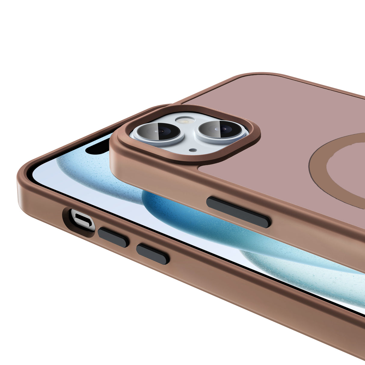 Apple iPhone 14 Plus Kılıf M-safe Şarj Özellikli Mat Arka Yüzey Zore Sio Kapak