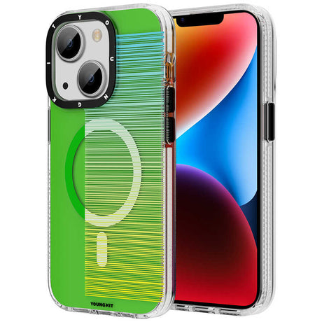 Apple iPhone 14 Plus Kılıf M-safe Şarj Özellikli Youngkit Pure Serisi Kapak