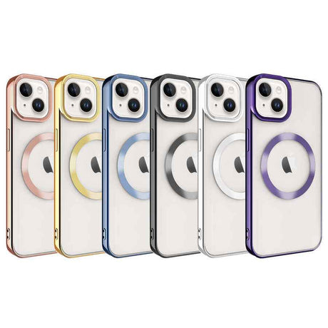 Apple iPhone 14 Plus Kılıf M-safe Wireless Şarj Özellikli Zore Setro Silikon