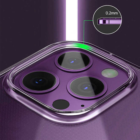 Apple iPhone 14 Plus Kılıf Şeffaf Airbag Tasarımlı ​​​​​Wiwu ZCC-108 Concise Serisi Kapak