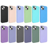 Apple iPhone 14 Plus Kılıf Sıvı Teknolojili Silinebilir Sert Zore Kivi Kapak