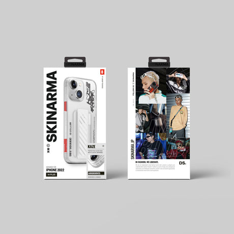 Apple iPhone 14 Plus Kılıf SkinArma Şeffaf Desenli Kaze Kapak