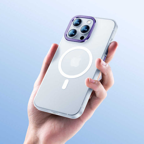 Apple iPhone 14 Plus Kılıf Wireless Şarj Destekli Benks Magnetik Haze Kapak