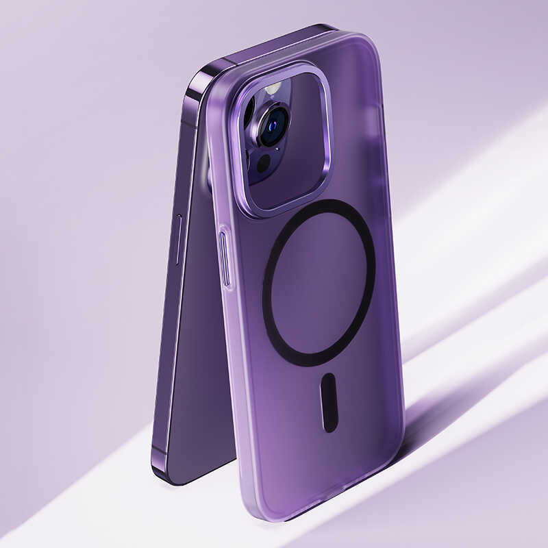 Apple iPhone 14 Plus Kılıf Wireless Şarj Destekli Benks Yeni Seri Magnetik Haze Kapak