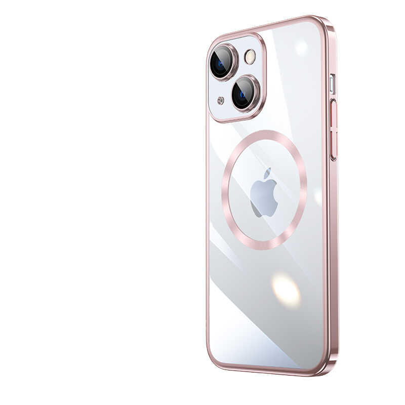 Apple iPhone 14 Plus Kılıf Wireless Şarj Özellikli Sert PC Zore Riksos M-safe Kapak