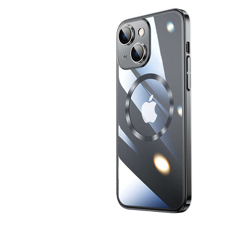Apple iPhone 14 Plus Kılıf Wireless Şarj Özellikli Sert PC Zore Riksos M-safe Kapak