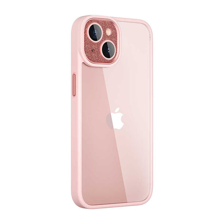Apple iPhone 14 Plus Kılıf ​​​​​Wiwu GCC-105 Lens Korumalı Renkli Kenar Arkası Şeffaf Multicolor Kapak