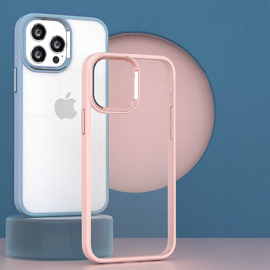Apple iPhone 14 Plus Kılıf Zore Krom Kapak