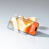 Apple iPhone 14 Plus Wiwu GT-008 Polimer Oleofobik Kaplama Şeffaf Pürüzsüz Temperli Cam Ekran Koruyucu 10'lu Paket