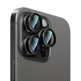 Apple iPhone 14 Pro CaseWorld Alloy Serisi Oleofobik Anti Reflective Kamera Lens Koruyucu