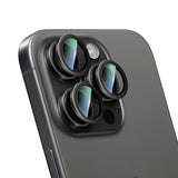 Apple iPhone 14 Pro CaseWorld Alloy Serisi Oleofobik Anti Reflective Kamera Lens Koruyucu