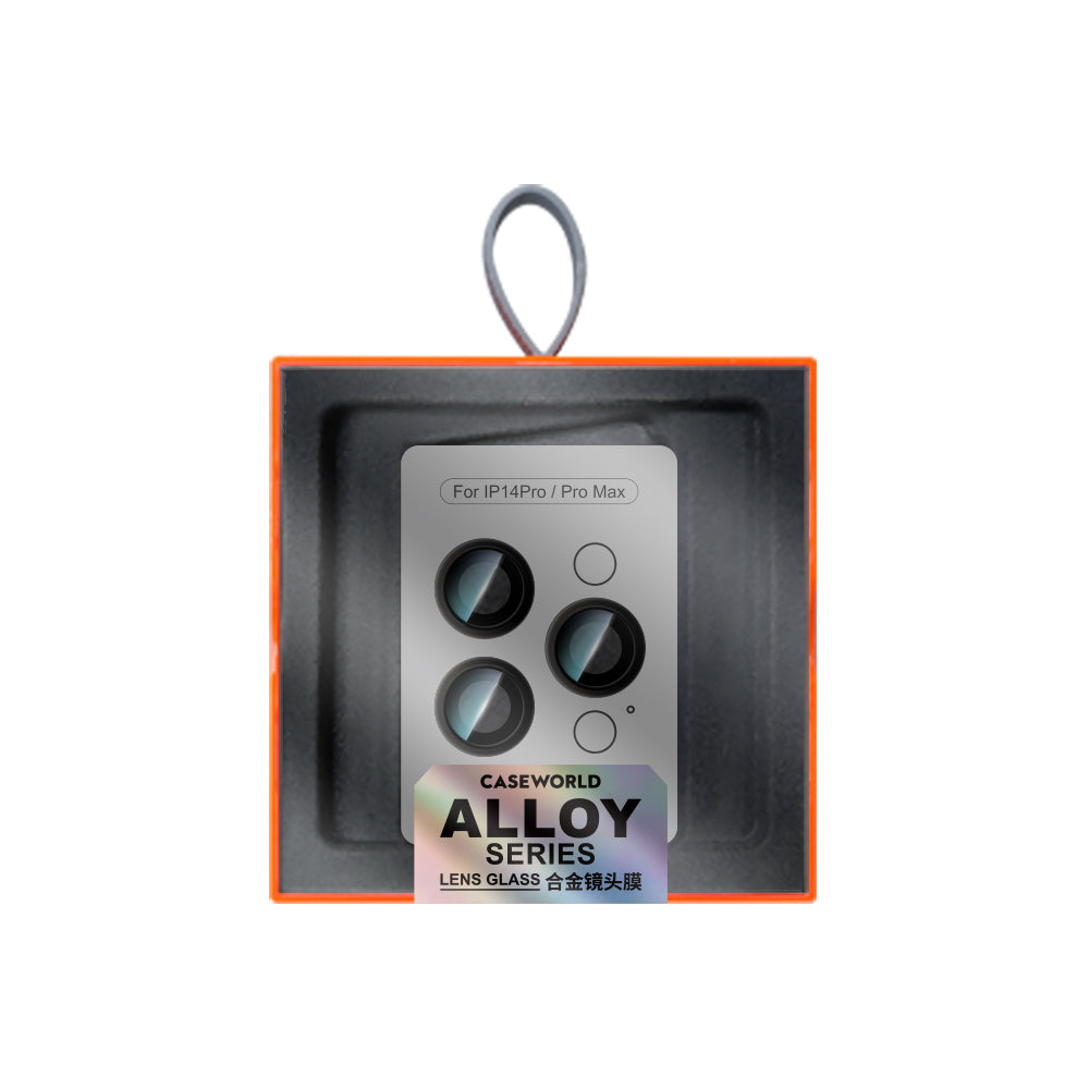 Apple iPhone 14 Pro CaseWorld Alloy Serisi Oleofobik Anti Reflective Kamera Lens Koruyucu