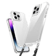 Apple iPhone 14 Pro Kılıf Airbagli Takılabilir Askı Aparatlı Zore Snap Silikon Kapak