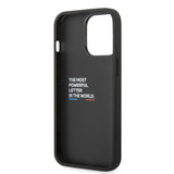 Apple iPhone 14 Pro Kılıf BMW PU Deri Ve Karbon Dizayn Kapak