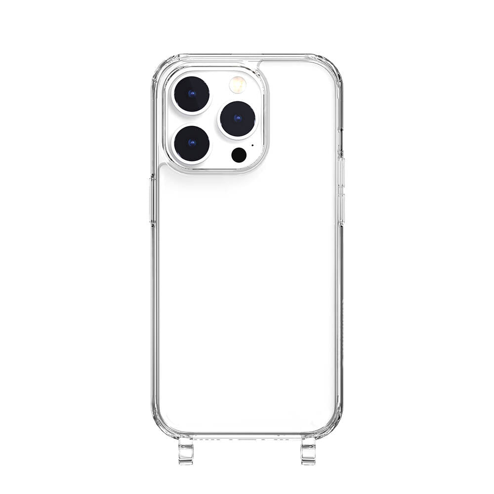 Apple iPhone 14 Pro Kılıf Boyun Askılı Şok Önleyicili Şeffaf Lisanslı Switcheasy Play Kapak