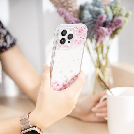 Apple iPhone 14 Pro Kılıf Çift IMD Baskılı Lisanslı Switcheasy Artist Sakura Kapak