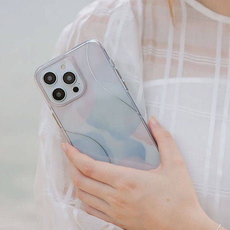 Apple iPhone 14 Pro Kılıf Dalgalı Çizgi Desenli Coehl Palette Kapak