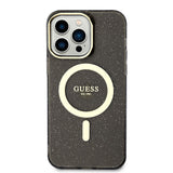 Apple iPhone 14 Pro Kılıf GUESS M-safe Şarj Özellikli Glitter Kapak
