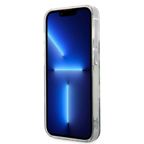 Apple iPhone 14 Pro Kılıf GUESS M-safe Şarj Özellikli Yaprak Desenli M-safe Şarj Kablolu Kapak