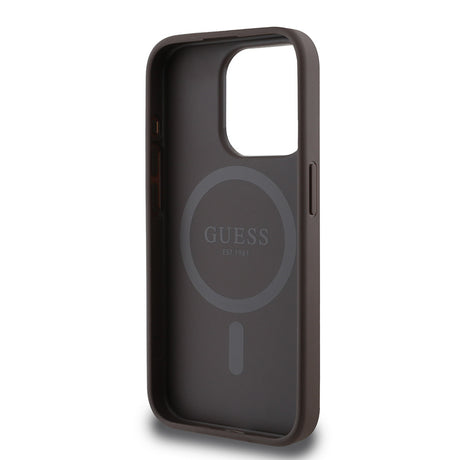 Apple iPhone 14 Pro Kılıf Guess Orjinal Lisanslı M-safe Şarj Özellikli Small 4G Classic Kapak