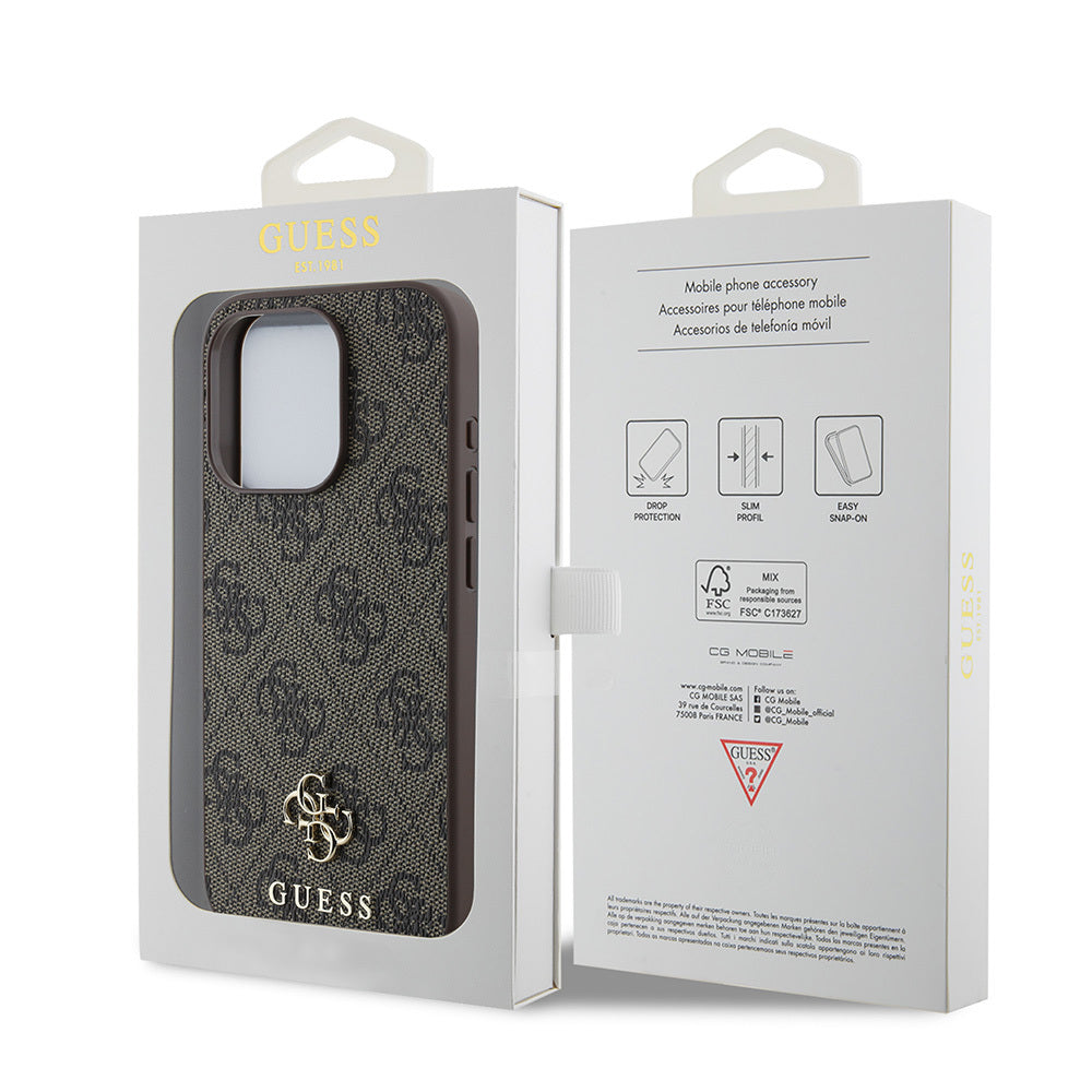 Apple iPhone 14 Pro Kılıf Guess Orjinal Lisanslı M-safe Şarj Özellikli Small 4G Classic Kapak