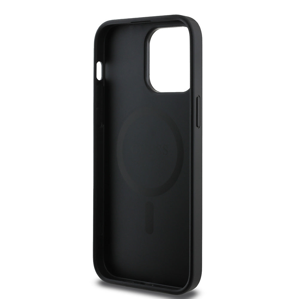 Apple iPhone 14 Pro Kılıf Guess Orjinal Lisanslı M-safe Şarj Özellikli Small 4G Classic Kapak
