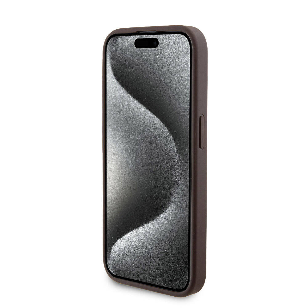 Apple iPhone 14 Pro Kılıf Guess Orjinal Lisanslı M-safe Şarj Özellikli Yazı Logolu 4G Desenli Kapak + Powerbank 5000mAh 2in1 Set