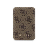 Apple iPhone 14 Pro Kılıf Guess Orjinal Lisanslı M-safe Şarj Özellikli Yazı Logolu 4G Desenli Kapak + Powerbank 5000mAh 2in1 Set