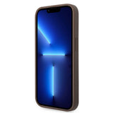 Apple iPhone 14 Pro Kılıf Guess PU Deri Büyük Metal Logo Dizaynlı Kapak