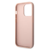 Apple iPhone 14 Pro Kılıf GUESS PU Safran Deri Kartlıklı Dizayn Kapak