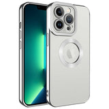 Apple iPhone 14 Pro Kılıf Kamera Korumalı Logo Gösteren Zore Omega Kapak
