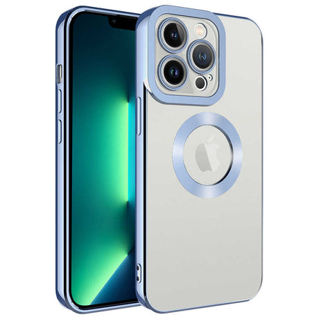 Apple iPhone 14 Pro Kılıf Kamera Korumalı Logo Gösteren Zore Omega Kapak
