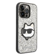 Apple iPhone 14 Pro Kılıf Karl Lagerfeld Parlak Taşlı Choupette Dizayn Kapak
