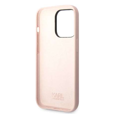 Apple iPhone 14 Pro Kılıf Karl Lagerfeld Silikon Karl Dizayn Kapak