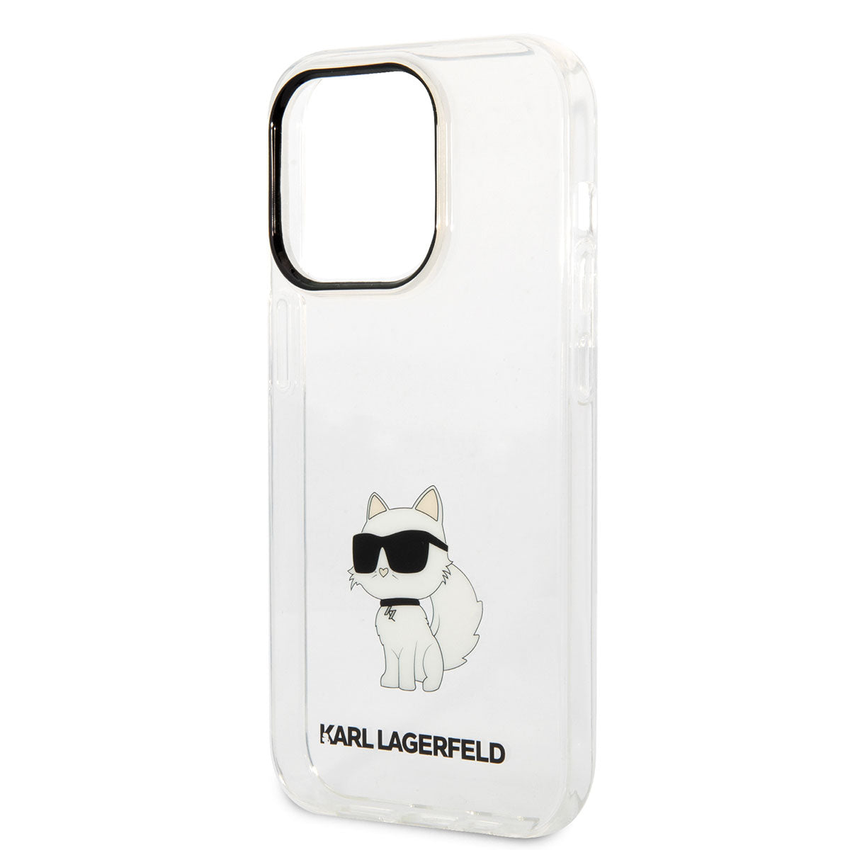 Apple iPhone 14 Pro Kılıf Karl Lagerfeld Transparan Choupette Dizayn Kapak