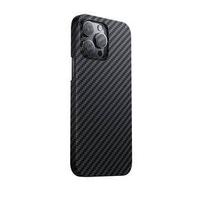 Apple iPhone 14 Pro Kılıf M-safe Özellikli Karbon Fiber Benks Essential Kevlar Kapak