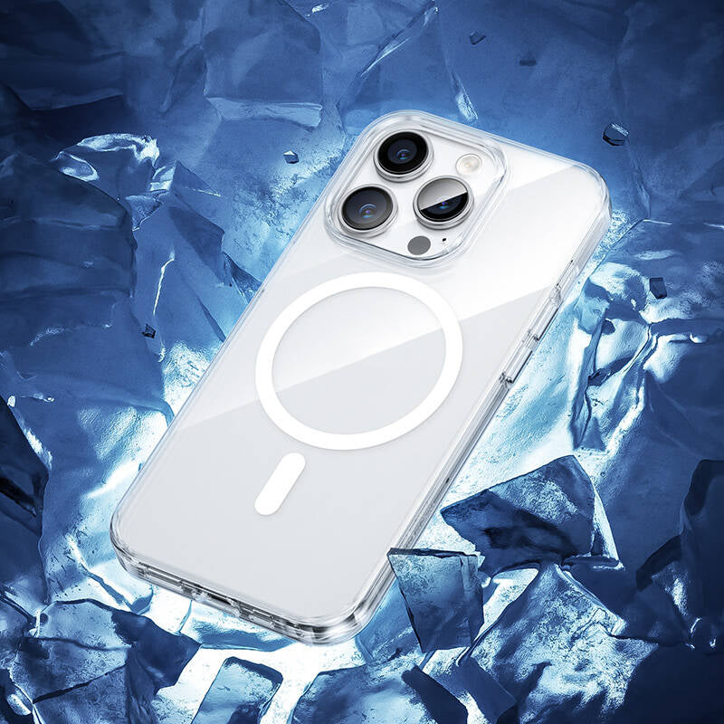 Apple iPhone 14 Pro Kılıf M-safe Şarj Özellikli Benks 1.8mm Ultra İnce Şeffaf Kapak
