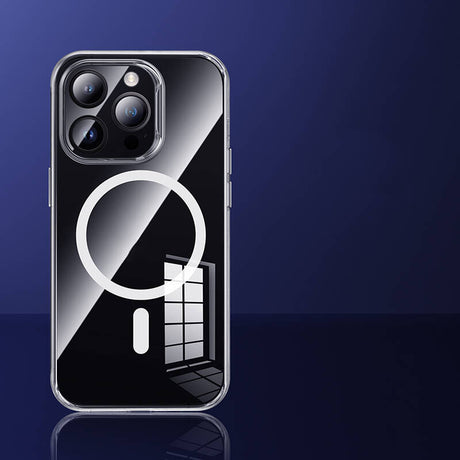 Apple iPhone 14 Pro Kılıf M-safe Şarj Özellikli Benks 1.8mm Ultra İnce Şeffaf Kapak