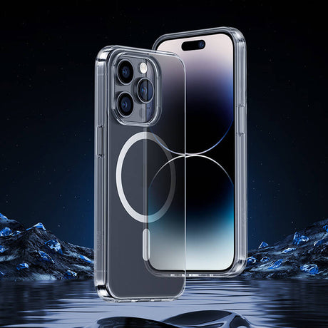 Apple iPhone 14 Pro Kılıf M-safe Şarj Özellikli Benks 1.8mm Ultra İnce Şeffaf Kapak