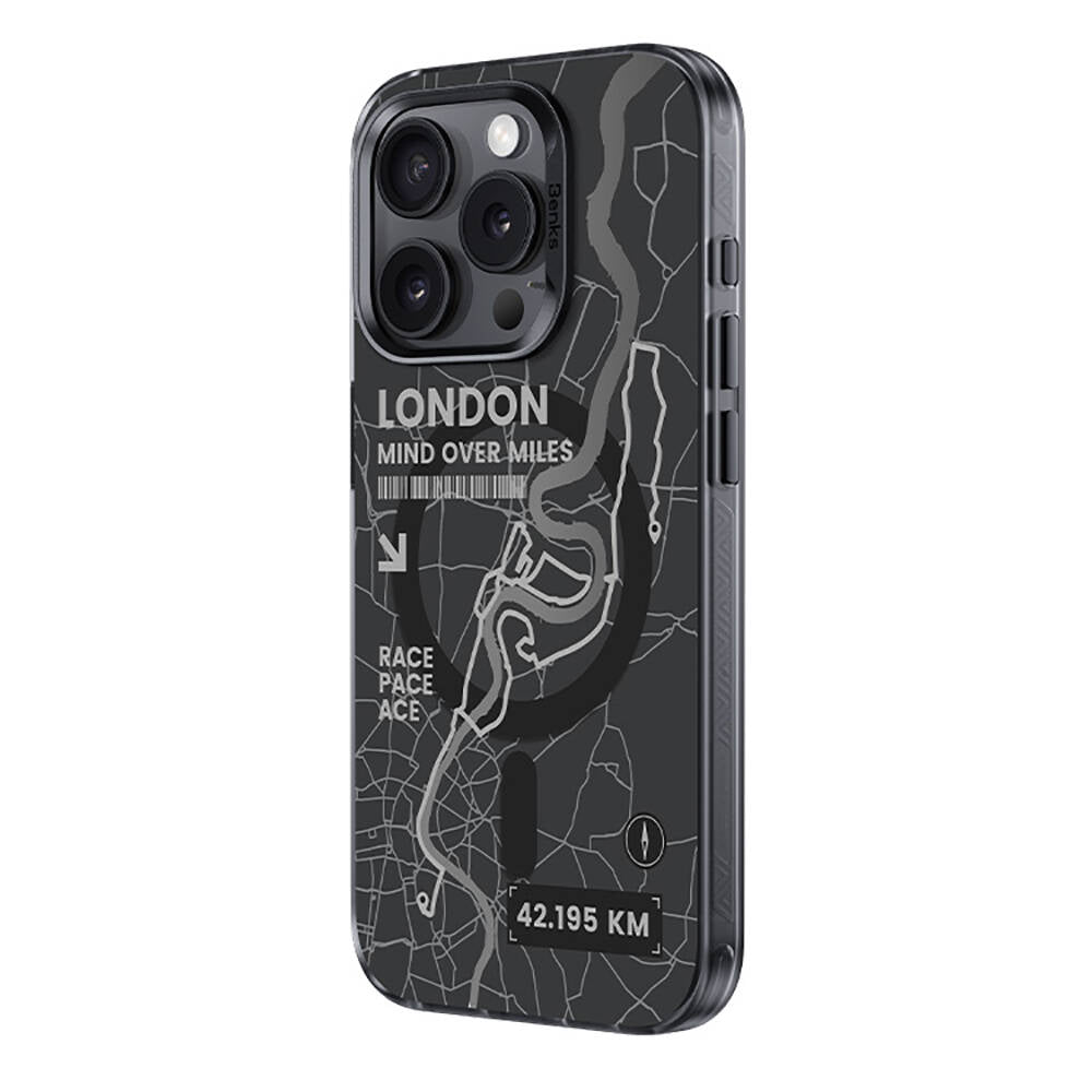 Apple iPhone 14 Pro Kılıf M-safe Şarj Özellikli Benks City Serisi Kapak