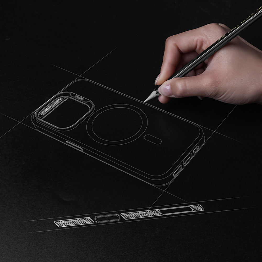 Apple iPhone 14 Pro Kılıf M-safe Şarj Özellikli Benks Lucid Armor Kapak